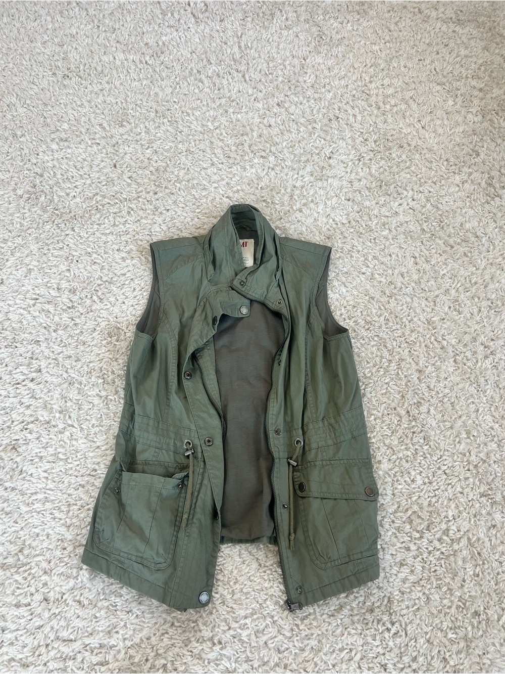 YMI Olive Green Utility Vest